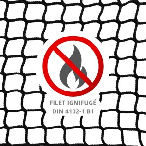 Filet ignifugé - DIN 4102-1 B1