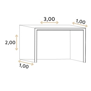 Handball goal net - Set of 2