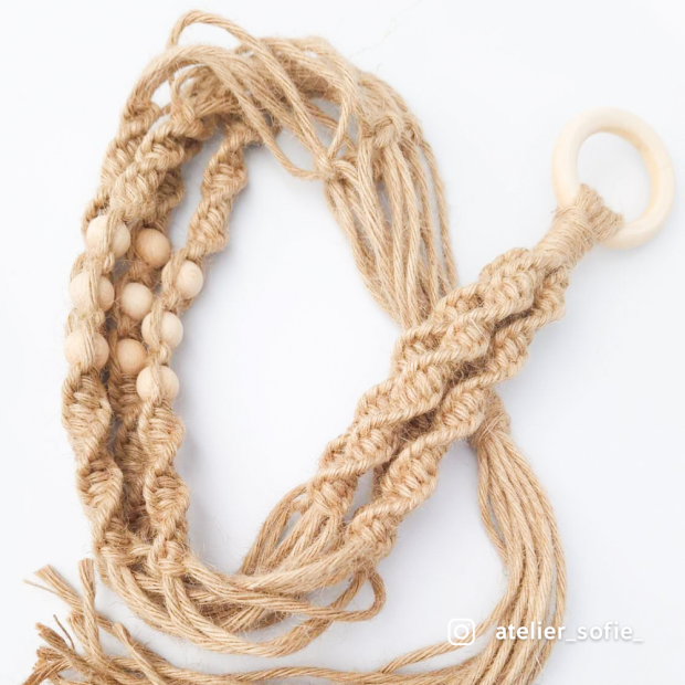 Ficelle de jute 2 mm vert menthe : macramé , bricolage, DIY