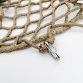 Moschettone piatto con anello - Acciaio inox