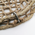 Flacher Karabiner mit Öse – Edelstahl