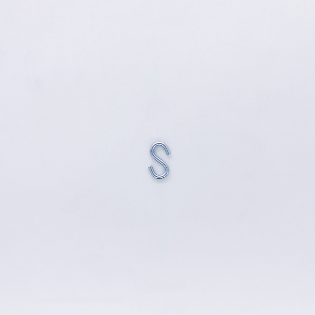 S hook - Zinc-plated steel