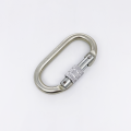 Steel Safety Carabiner with locking screw RR2200kg Standard EN362:2004/b