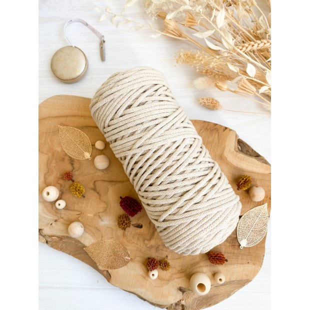 Macrame cotton cord - Recycled