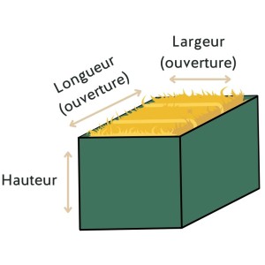 Filet à foin sur-mesure - Balle carrée