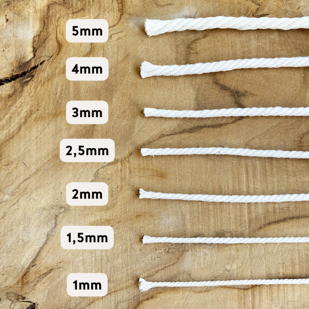 Algodón torcido macramé - FR