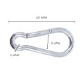 Feuerwehrkarabiner – verzinkter Stahl
