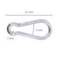 Feuerwehrkarabiner – verzinkter Stahl