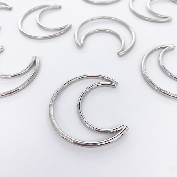 Macramé metal hoop - Moon
