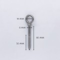 Eye bolts with wood thread - Stainless steel