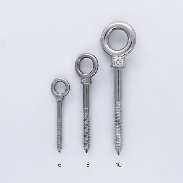 Golfare ad occhiello - Acciaio inox