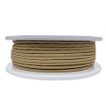 Polyester thermofixed braided rope