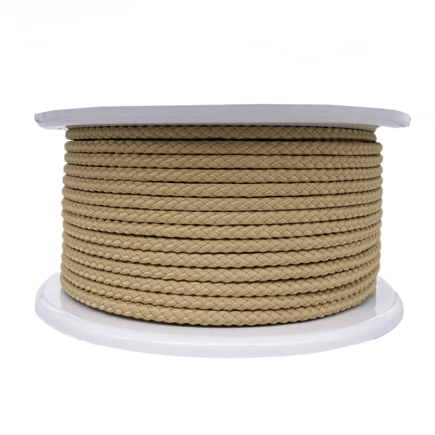 Polyester thermofixed braided rope