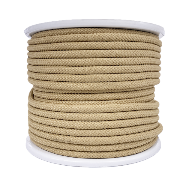 Tresse polyester thermofixée