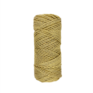 Cuerda metálica macramé