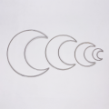 Lune métal macramé