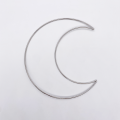 Lune métal macramé