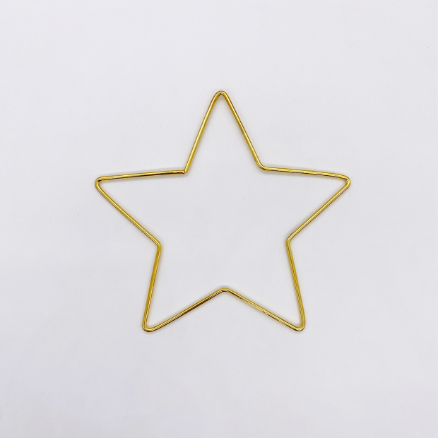 Étoile en Métal Doré