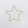 Estrella metálica macramé