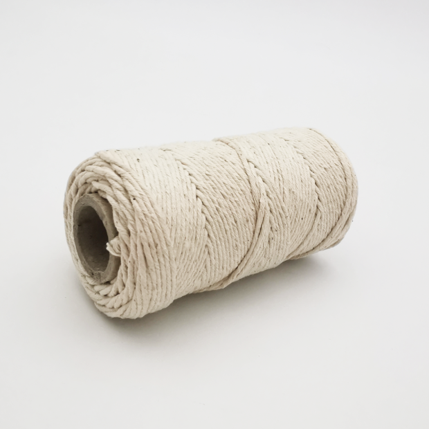 Wired cotton twine