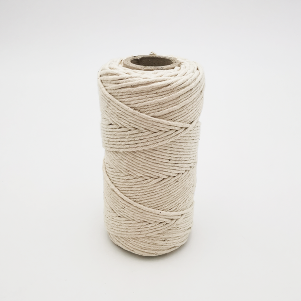 Wired cotton twine