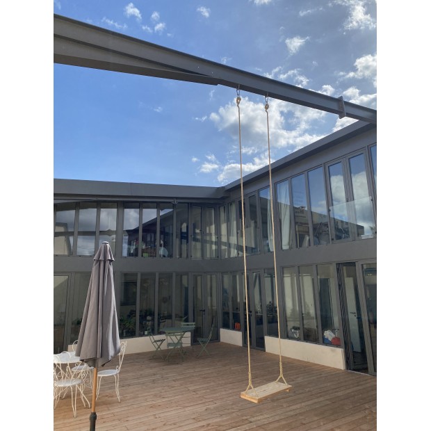 Wooden swing