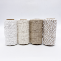 Polished cotton twine