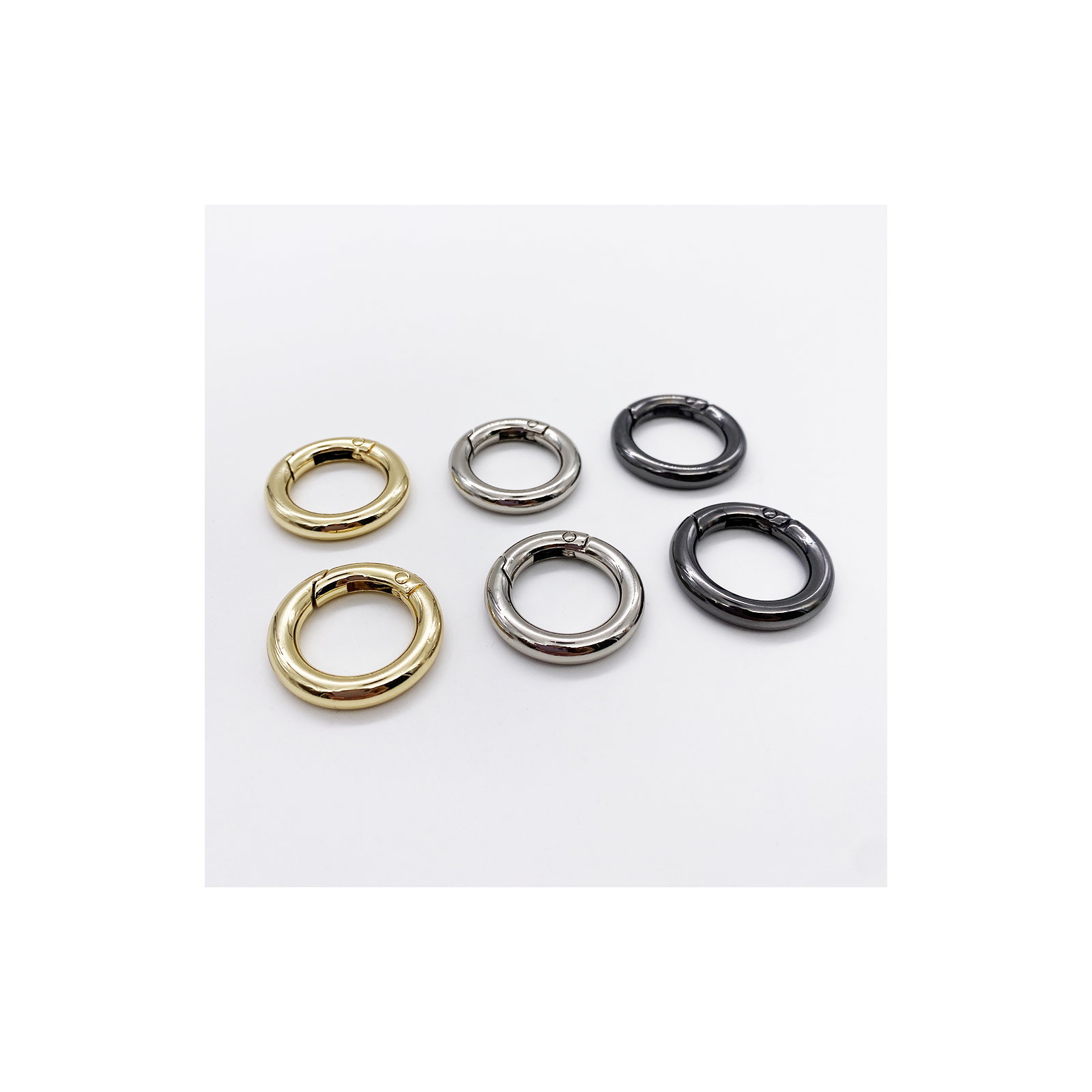 GOIYZTTR 10Pcs 60mm Round Mousqueton Crochet fermoir à Ressort Rond Argent Grand Porte-clés Rond en Alliage de Zinc Convient aux Porte-clés et Bricolage Artisanat GOIYZTTR 10Pcs 60mm Round Mousqueton Crochet fermoir à Ressort Rond Argent Grand Porte-clés Rond en Alliage de Zinc Convient aux Porte-clés et Bricolage Artisanat