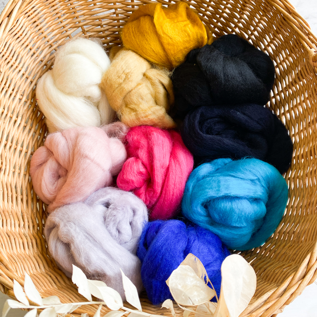 Merino wool roving