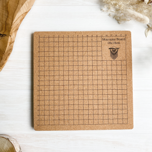 Tablero de corcho para macramé