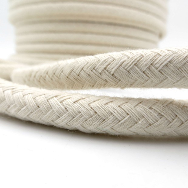 Ganse Coton naturel 8mm