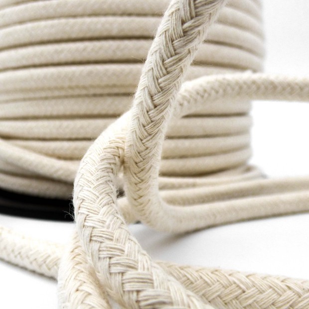 Braided Cotton with Natural Core Spool 100m