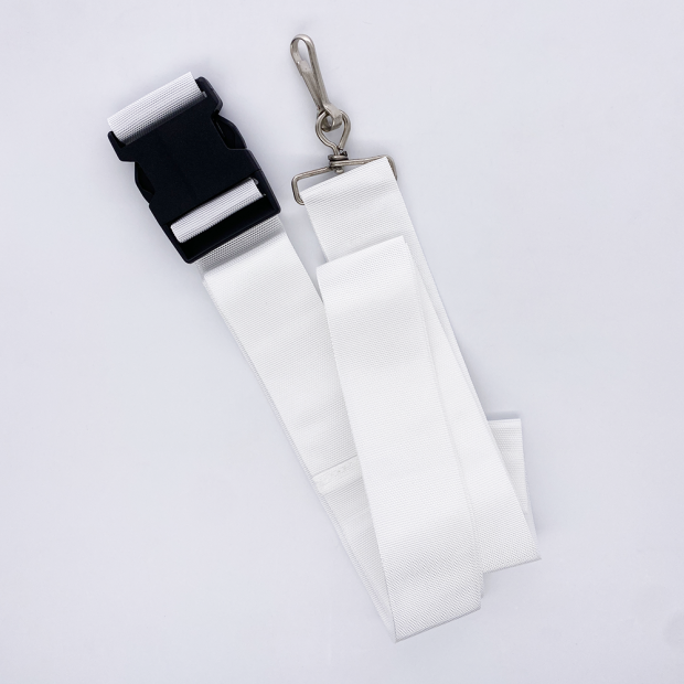 Tennis net center strap