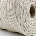 Cordeau Coton Macramé Blanc 4mm 1kg Français