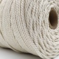 Macrame White Cotton Line 4mm 1kg French