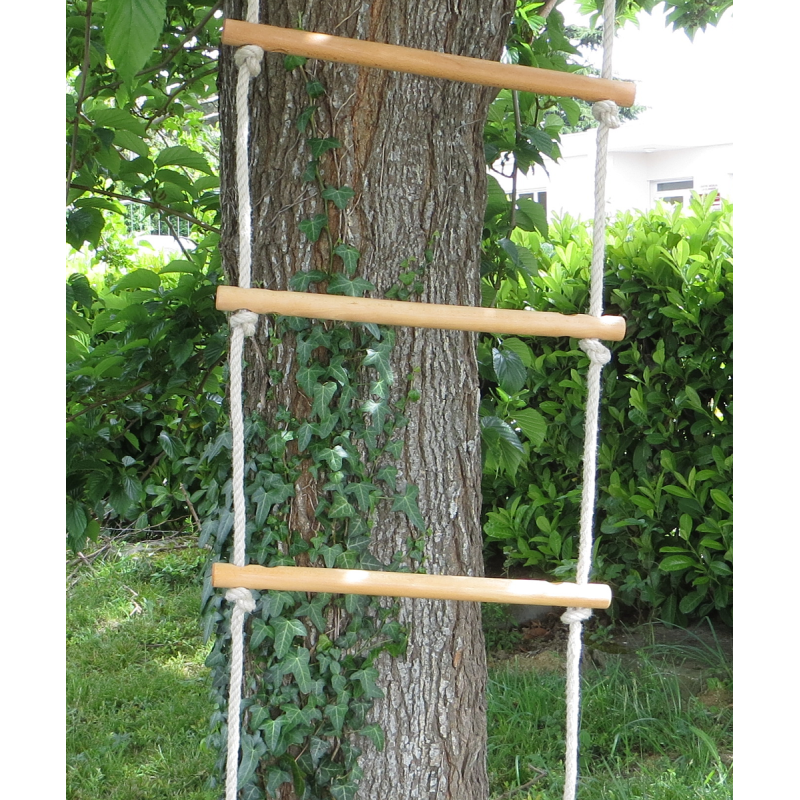 Wooden rope ladders 2m, 2m60, 2m90 Artisanal