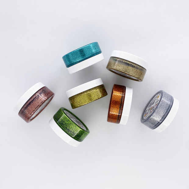 Gel com purpurinas