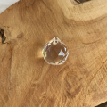Facettierte Tropfenperle