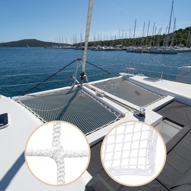 Rete per trampolino elastico - Lagoon 450 (set da 2)