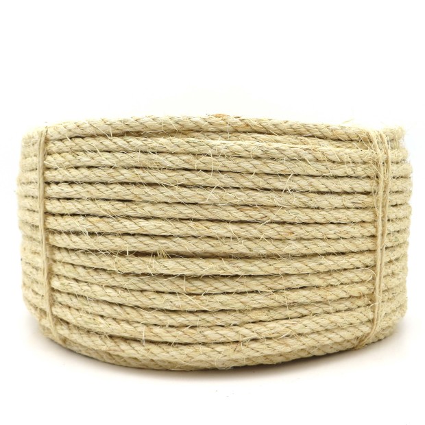 Corde (ficelle) de sisal 3 brins - 450 mètres - ± Ø: 3,10mm