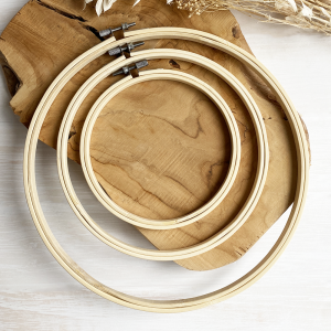 Bamboo embroidery hoop