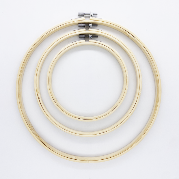 Bamboo embroidery hoop