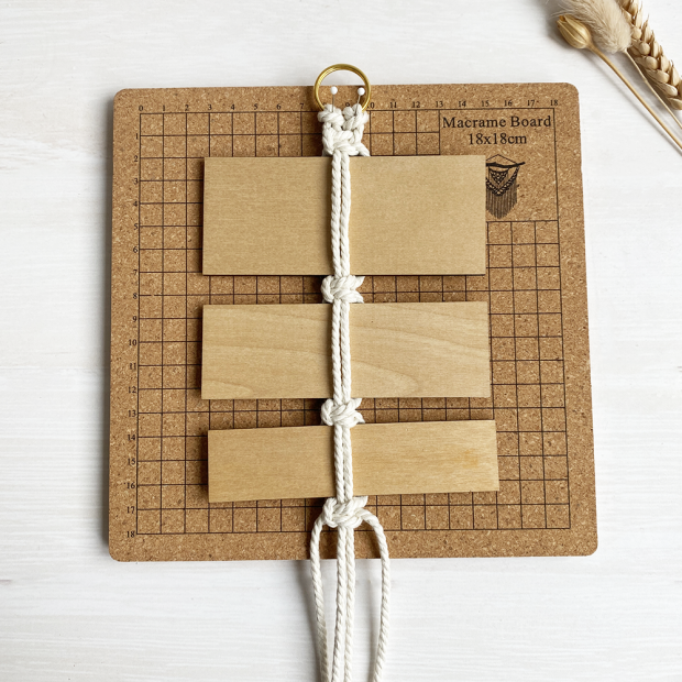 Abstandshalter-Set für Makramee-Knoten
