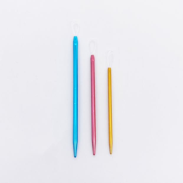 Pointes D'aiguilles Interchangeables KnitPro - Acier Inoxydable, 13 Cm, 3.00 Mm - Pour Tricot Circulaire, Motifs Inspirants