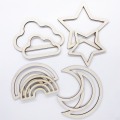 Holzfiguren in verschiedenen Formen – 8er-Set