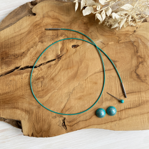 Interchangeable circular needle cables