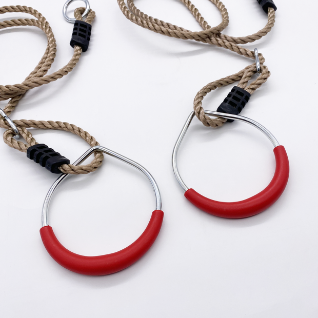 Metal gymnastic rings