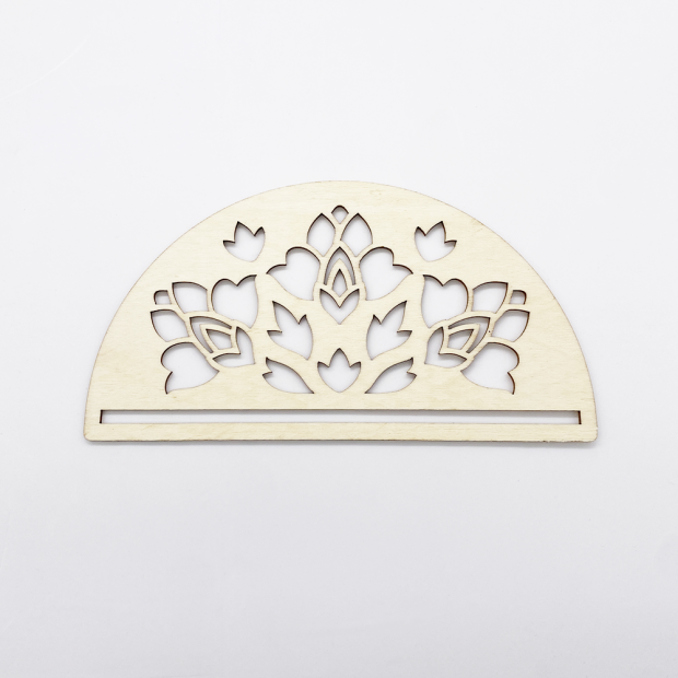 Supporto murale in legno