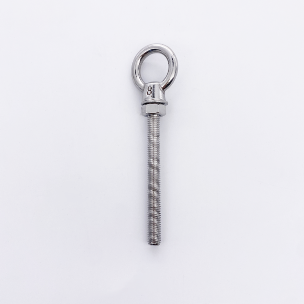 Piton à œil fileté avec écrou - Inox