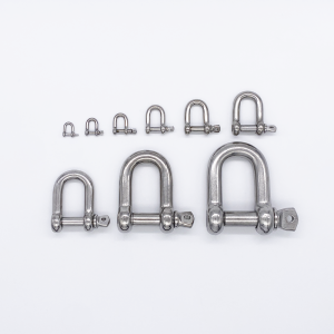 Straight schackle - Stainless steel